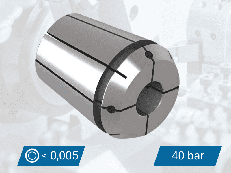 Pinzas ER estancas de ultra precisión